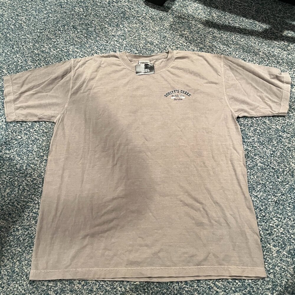 Comfort Colors Schitt's Creek Gray/Tan Graphic T-Shirt